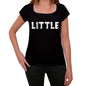 Little Womens T Shirt Black Birthday Gift 00547 - Black / Xs - Casual