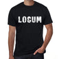 locum Mens Retro T shirt Black Birthday Gift 00553 - ULTRABASIC