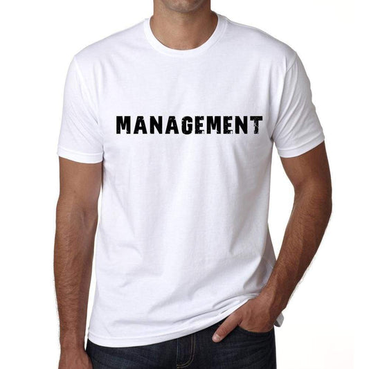 Management Mens T Shirt White Birthday Gift 00552 - White / Xs - Casual