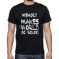 Memory World Goes Round Mens Short Sleeve Round Neck T-Shirt 00082 - Black / S - Casual