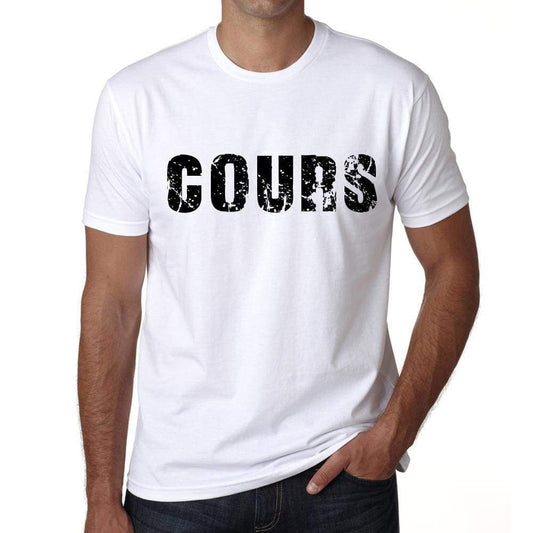 Mens Tee Shirt Vintage T Shirt Cours X-Small White 00561 - White / Xs - Casual