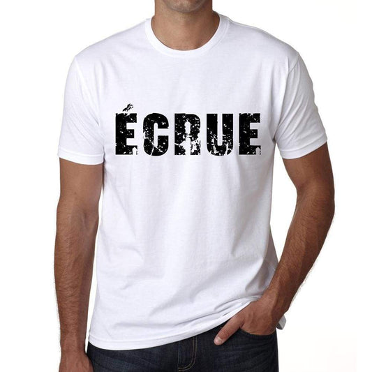 Mens Tee Shirt Vintage T Shirt Écrue X-Small White 00561 - White / Xs - Casual