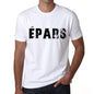 Mens Tee Shirt Vintage T Shirt Épars X-Small White 00561 - White / Xs - Casual