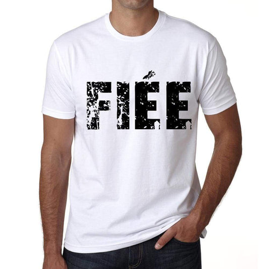 Mens Tee Shirt Vintage T Shirt Fièe X-Small White 00560 - White / Xs - Casual