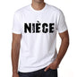 Mens Tee Shirt Vintage T Shirt Nièce X-Small White - White / Xs - Casual
