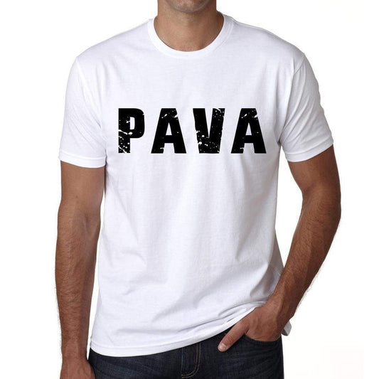 <span>Men's</span> Tee Shirt Vintage T shirt Pava X-Small White 00560 - ULTRABASIC