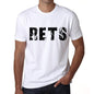Mens Tee Shirt Vintage T Shirt Rets X-Small White 00560 - White / Xs - Casual
