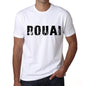 Mens Tee Shirt Vintage T Shirt Rouai X-Small White - White / Xs - Casual