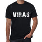 Mens Tee Shirt Vintage T Shirt Viras X-Small Black 00558 - Black / Xs - Casual