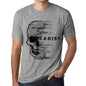 Mens Vintage Tee Shirt Graphic T Shirt Anxiety Skull Sadist Grey Marl - Grey Marl / Xs / Cotton - T-Shirt