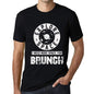 Mens Vintage Tee Shirt Graphic T Shirt I Need More Space For Brunch Deep Black White Text - Deep Black / Xs / Cotton - T-Shirt