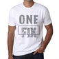 Mens Vintage Tee Shirt Graphic T Shirt One Fix White - White / Xs / Cotton - T-Shirt