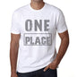 Mens Vintage Tee Shirt Graphic T Shirt One Place White - White / Xs / Cotton - T-Shirt