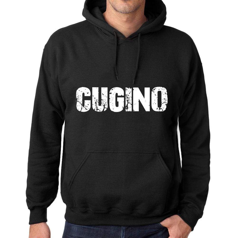 Men’s Women’s Unisex <span>Printed</span> <span>Graphic</span> Cotton <span>Hoodie</span> Soft Heavyweight Hooded Sweatshirt Pullover Popular Words CUGINO Deep Black - ULTRABASIC