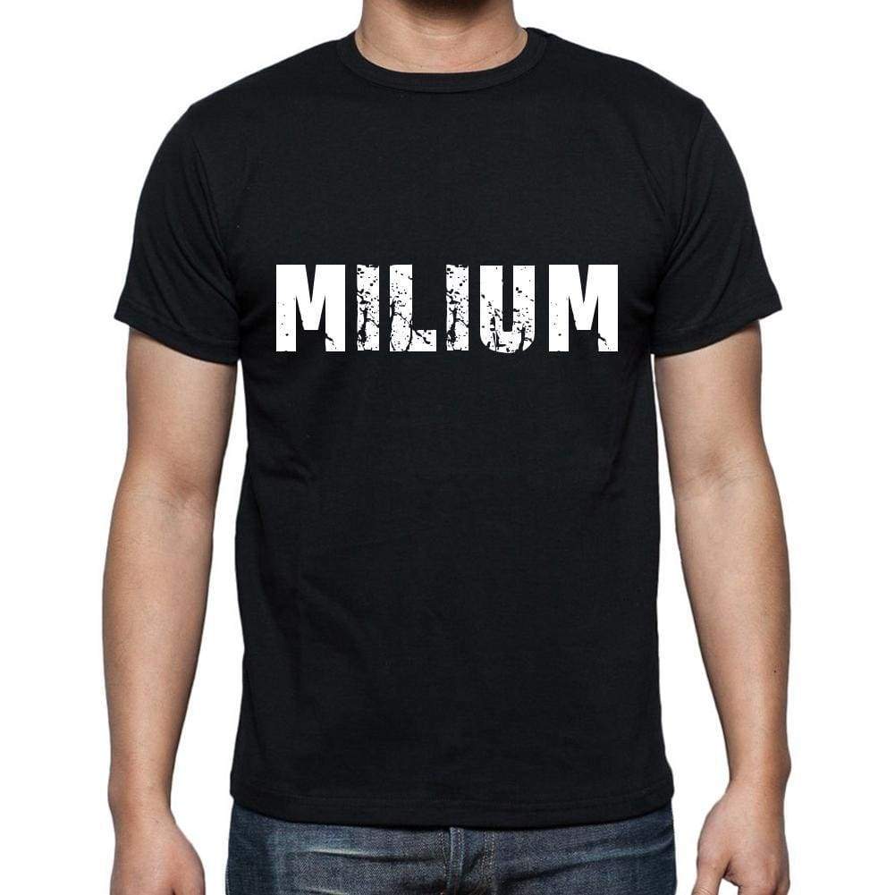 Milium Mens Short Sleeve Round Neck T-Shirt 00004 - Casual