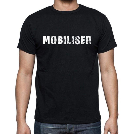 Mobiliser French Dictionary Mens Short Sleeve Round Neck T-Shirt 00009 - Casual
