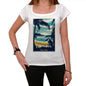 Moinhos Pura Vida Beach Name White Womens Short Sleeve Round Neck T-Shirt 00297 - White / Xs - Casual