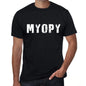 Myopy Mens Retro T Shirt Black Birthday Gift 00553 - Black / Xs - Casual