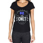 Ok Vibes Only Black Womens Short Sleeve Round Neck T-Shirt Gift T-Shirt 00301 - Black / Xs - Casual