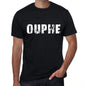 Ouphe Mens Retro T Shirt Black Birthday Gift 00553 - Black / Xs - Casual