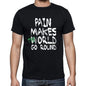 Pain World Goes Round Mens Short Sleeve Round Neck T-Shirt 00082 - Black / S - Casual
