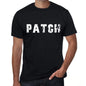 Patch Mens Retro T Shirt Black Birthday Gift 00553 - Black / Xs - Casual