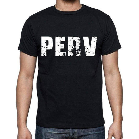 Perv Mens Short Sleeve Round Neck T-Shirt 00016 - Casual