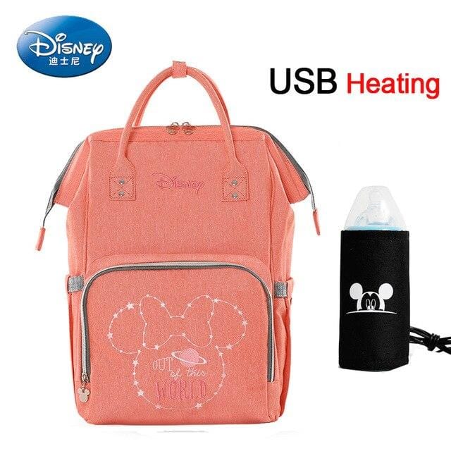 Disney Diaper Bag Maternity Nappy Backpack Large Capacity Nursing Travel Backpack Heat Preservation diaper bag backpack