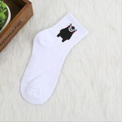 Harajuku Cute Patterend Ankle Socks Hipster Skatebord Ankle Funny Socks Female Fashion Cartoon Character Cute Short Socks Women