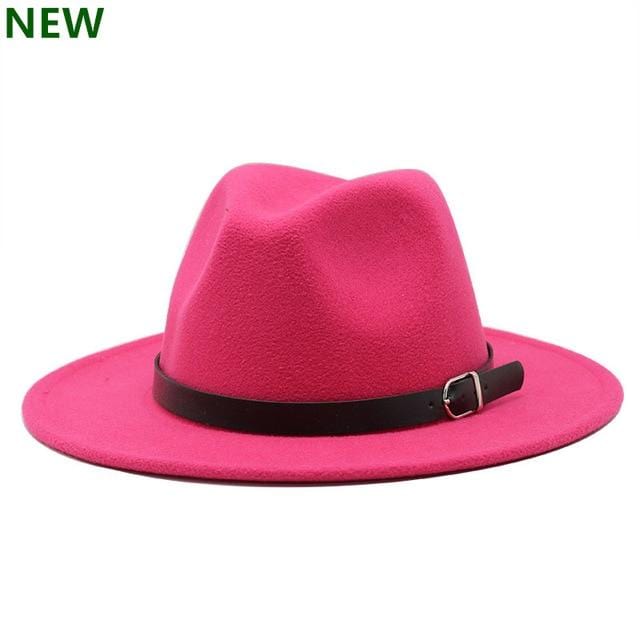 free shipping 2019 new Fashion men fedoras women's fashion jazz hat summer spring black woolen blend cap outdoor casual hat