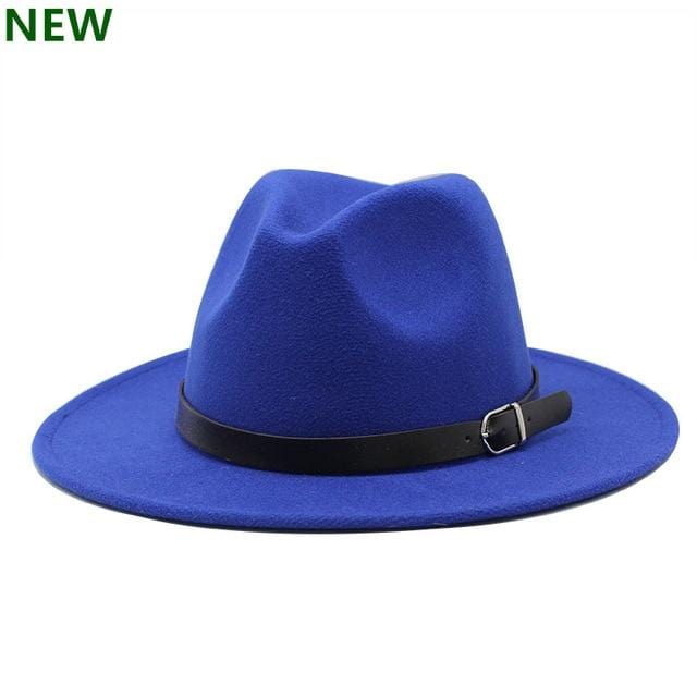 free shipping 2019 new Fashion men fedoras women's fashion jazz hat summer spring black woolen blend cap outdoor casual hat