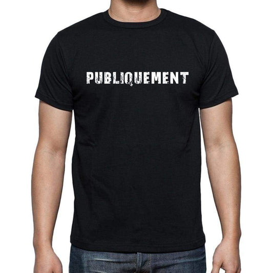 Publiquement French Dictionary Mens Short Sleeve Round Neck T-Shirt 00009 - Casual