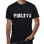 Ridleys Mens T Shirt Black Birthday Gift 00555 - Black / Xs - Casual