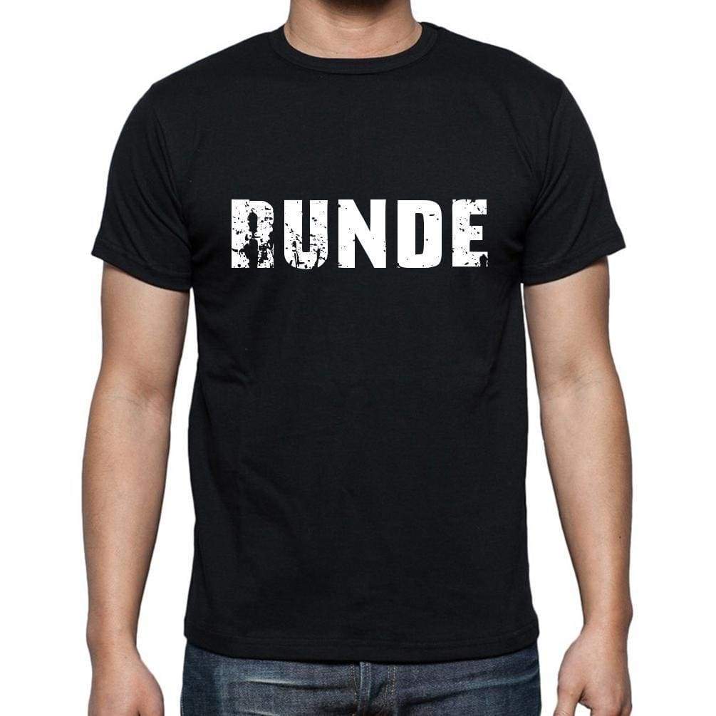 Runde Mens Short Sleeve Round Neck T-Shirt - Casual