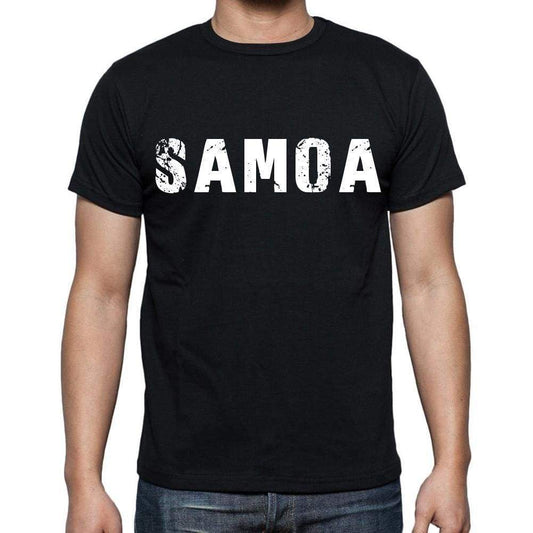 Samoa T-Shirt For Men Short Sleeve Round Neck Black T Shirt For Men - T-Shirt