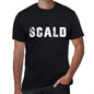 Scald Mens Retro T Shirt Black Birthday Gift 00553 - Black / Xs - Casual