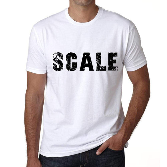 Scale Mens T Shirt White Birthday Gift 00552 - White / Xs - Casual