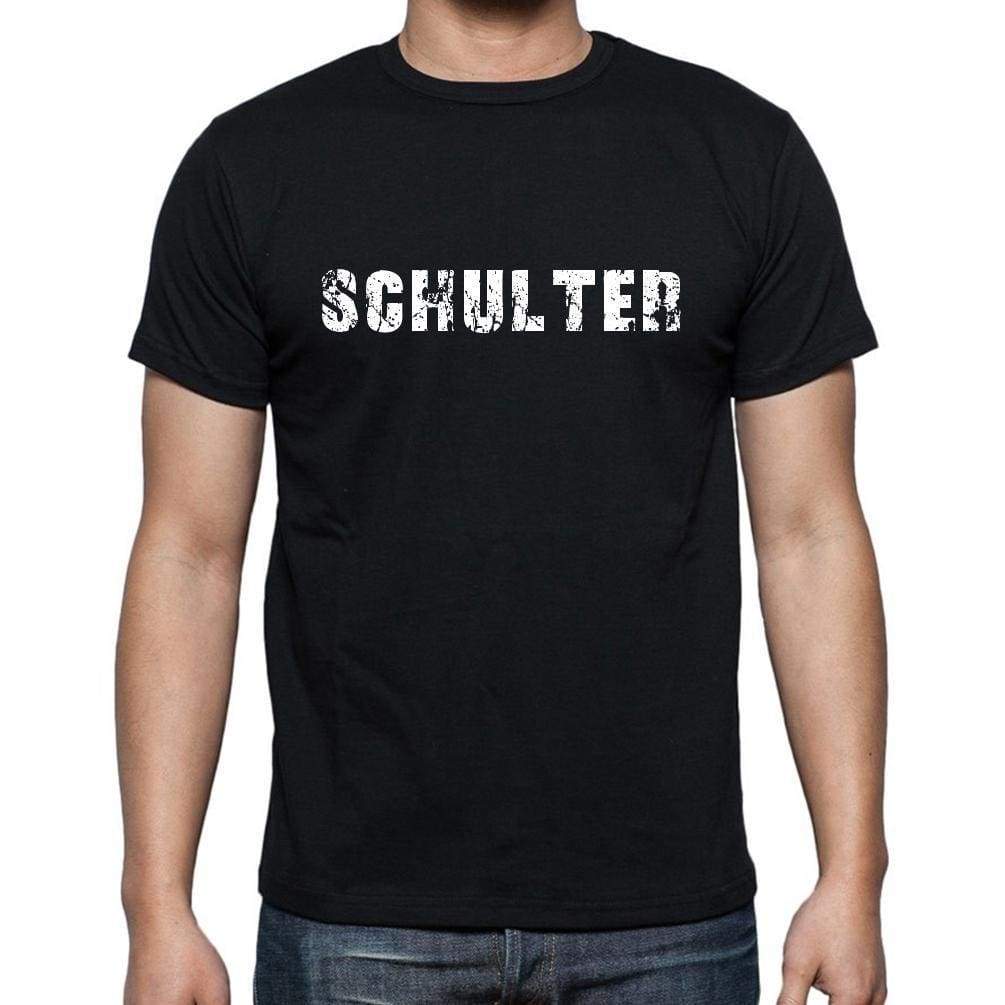 Schulter Mens Short Sleeve Round Neck T-Shirt - Casual