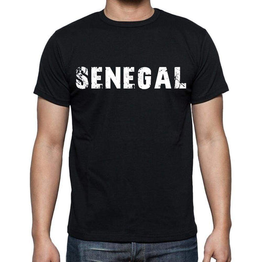 Senegal T-Shirt For Men Short Sleeve Round Neck Black T Shirt For Men - T-Shirt