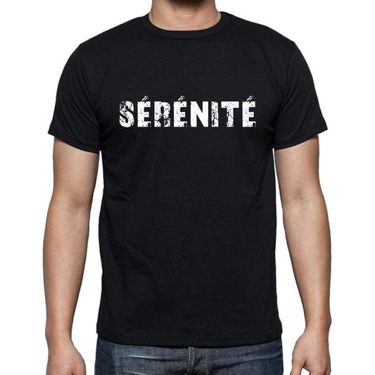 Sérénité French Dictionary Mens Short Sleeve Round Neck T-Shirt 00009 - Casual