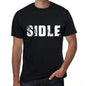 Sidle Mens Retro T Shirt Black Birthday Gift 00553 - Black / Xs - Casual
