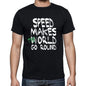 Speed World Goes Arround Mens Short Sleeve Round Neck T-Shirt 00082 - Black / S - Casual
