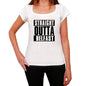 Straight Outta Belfast Womens Short Sleeve Round Neck T-Shirt 00026 - White / Xs - Casual