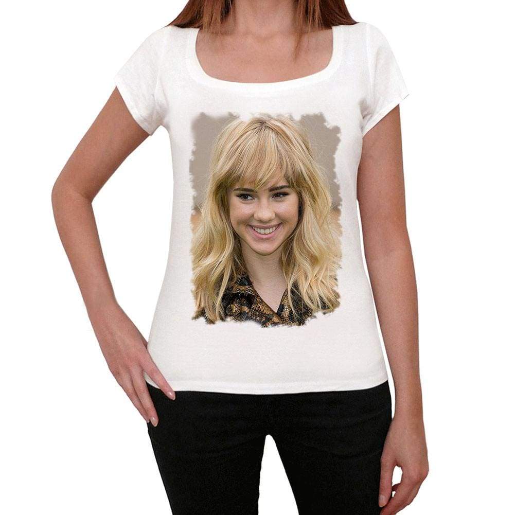 Suki Waterhouse Womens T-Shirt White Birthday Gift 00514 - White / Xs - Casual