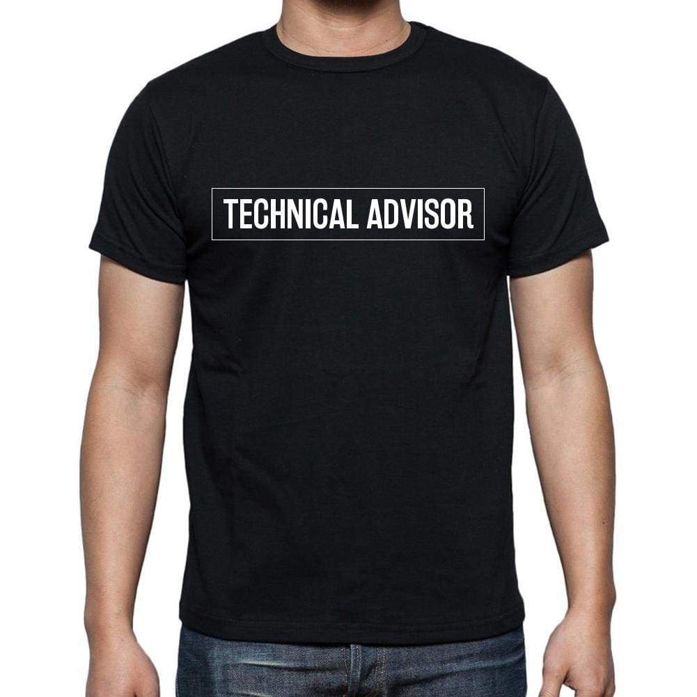 Technical Advisor T Shirt Mens T-Shirt Occupation S Size Black Cotton - T-Shirt