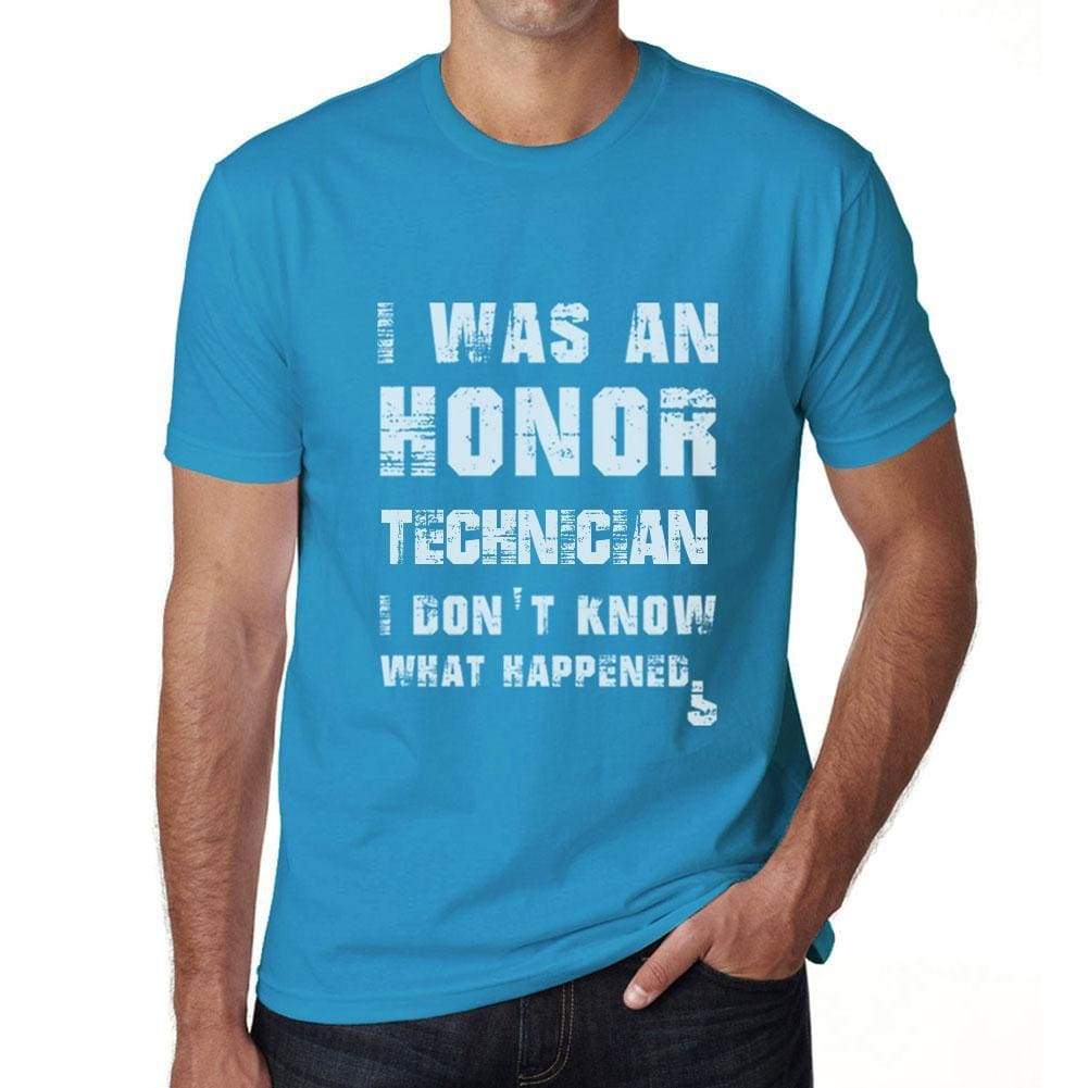 Technician What Happened Blue Mens Short Sleeve Round Neck T-Shirt Gift T-Shirt 00322 - Blue / S - Casual