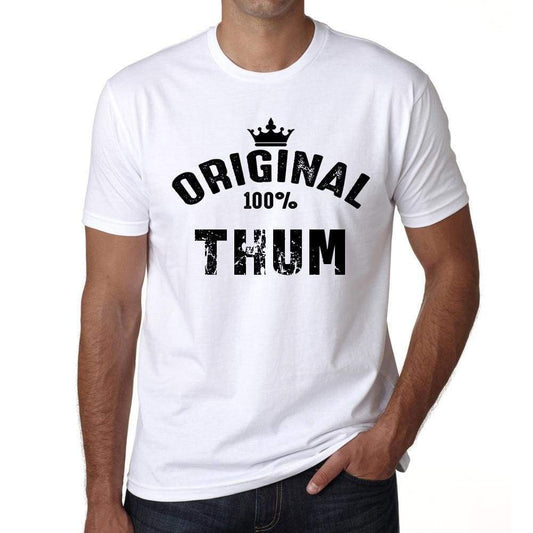 Thum Mens Short Sleeve Round Neck T-Shirt - Casual