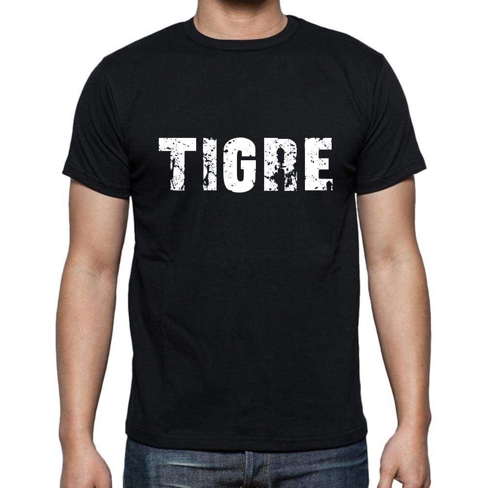Tigre Mens Short Sleeve Round Neck T-Shirt - Casual