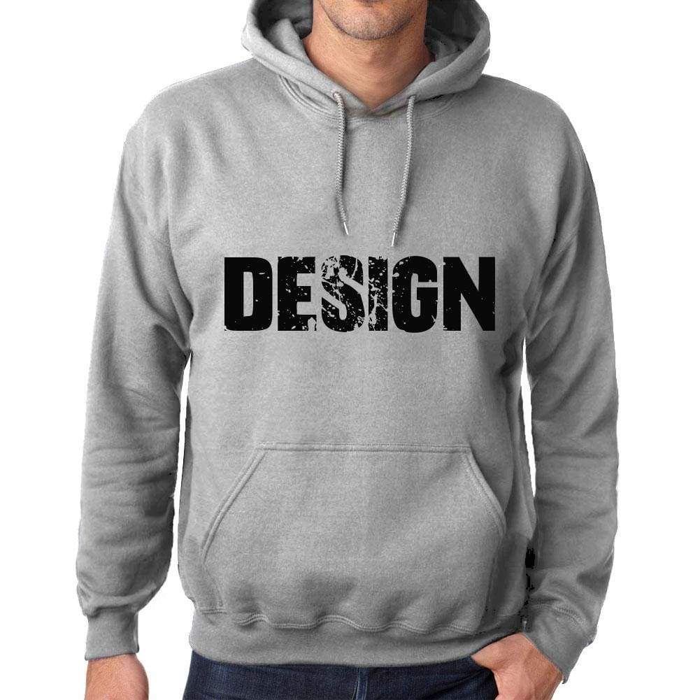 Unisex Printed Graphic Cotton Hoodie Popular Words Design Grey Marl - Grey Marl / Xs / Cotton - Hoodies