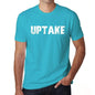 Uptake Mens Short Sleeve Round Neck T-Shirt 00020 - Blue / S - Casual